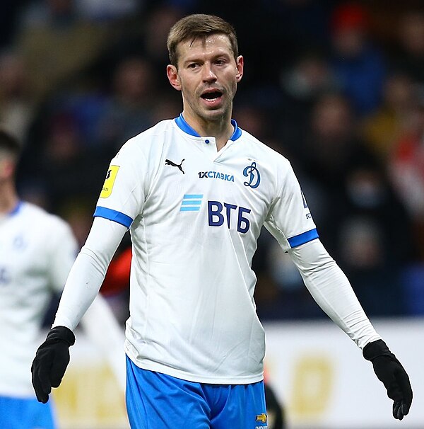 Smolov with Dynamo Moscow in 2022