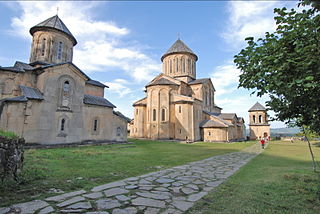<span class="mw-page-title-main">Gelati Monastery</span> Georgian Orthodox monastery near Kutaisi, Georgia
