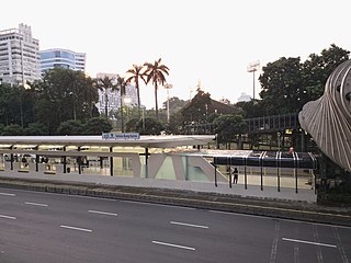 <span class="mw-page-title-main">Gelora Bung Karno (Transjakarta)</span> Bus rapid transit station in Jakarta, Indonesia