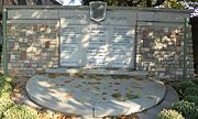 Het monument voor de gesneuvelden van beide wereldoorlogen