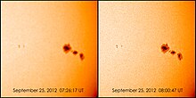 Comparison of HMI Continuum images immediately after an eclipse, and then after the sensor has re-warmed. Getting NASA's SDO into Focus.jpg