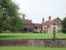 Gilbert White's house, The Wakes, now a museum, viewed from the back gardens in 2010