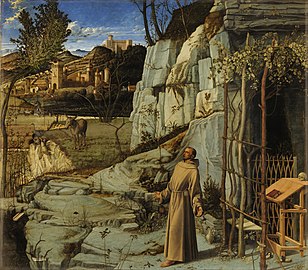 Свети Фрања у пустињи, Ђовани Белини, око 1480