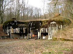 Entrée des munitions de l'ouvrage du Kobenbusch.