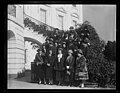 Grace Coolidge and group outside White House, Washington, D.C. LCCN2016893903.jpg