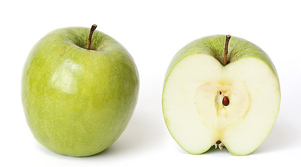 A Granny Smith apple