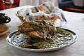 Chicken with green mole