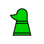 File:Green Medieval Alfil Xogos da Meiga chess icons family.svg