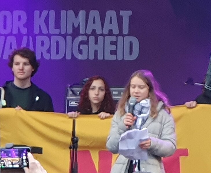 File:Greta Thunberg at klimaatmars.jpg