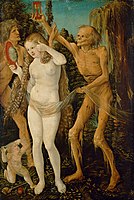 Οι τρεις ηλικίες κι ο Θάνατος, 1509-1511, Βιέννη, Μουσείο Ιστορίας της Τέχνης