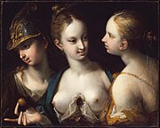 Афина, Венера и Юнона. 1593. Холст, масло. Музей изящных искусств, Бостон