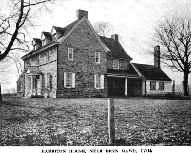 Harriton House as it appeared c. 1919
