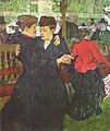 Dues dones ballant al Moulin Rouge de Henri de Toulouse-Lautrec (1892)