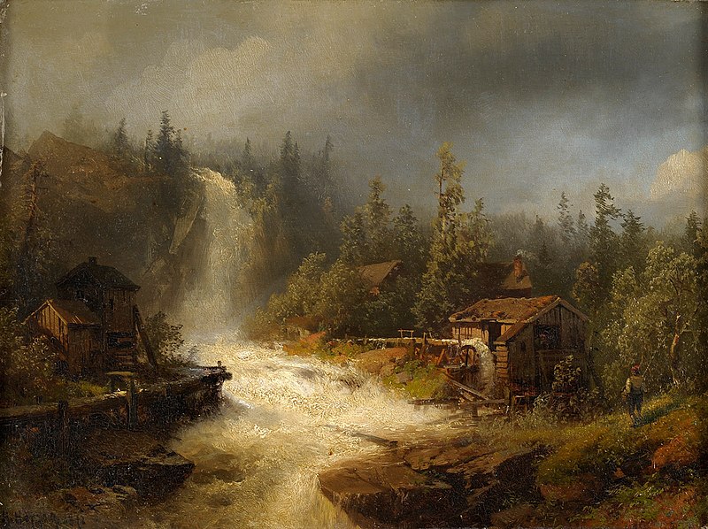 File:Hermann Herzog Water Mill 1872.jpg