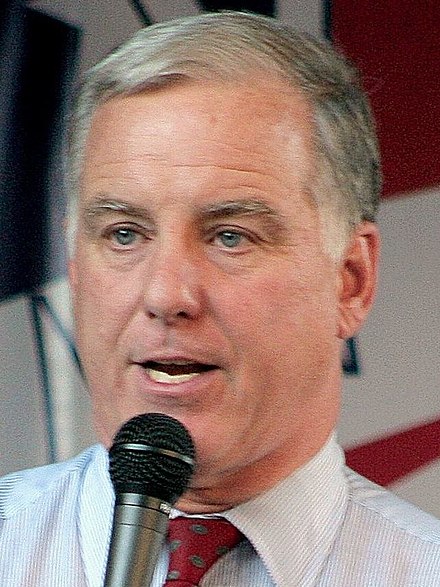 Governor Howard Dean (August 14, 1991 – January 9, 2003) – signed into law the Vermont civil unions and educational funding laws