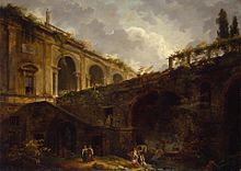 Hubert Robert - Villa Madama i nærheten av Roma (Hermitage Museum, ГЭ-5649) .jpg