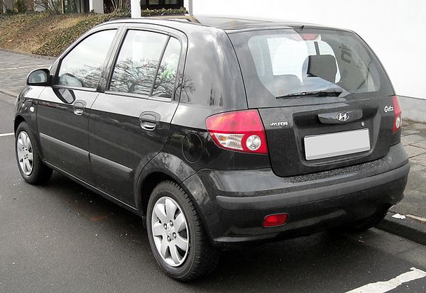 Pre-facelift Hyundai Getz 5-door (Germany)