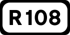 Straßenschild R108}}