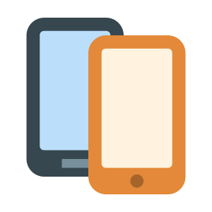 Icons8 flat two smartphones.svg