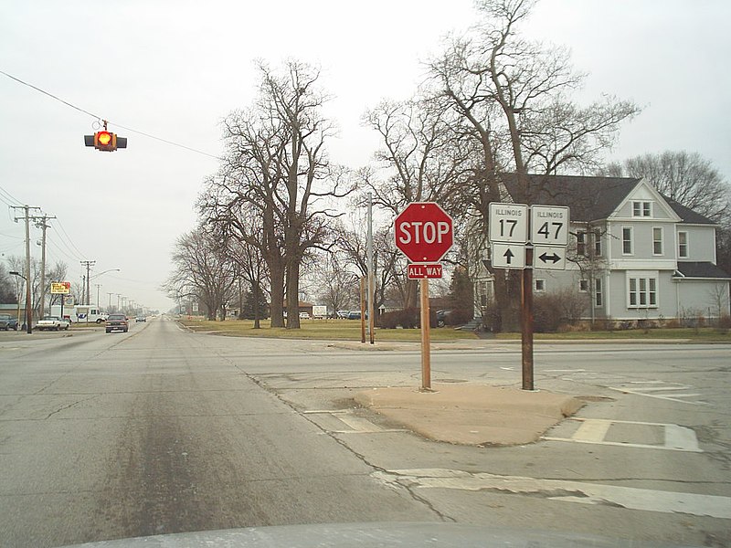 File:Illinois Routes 17 and 47.jpg