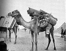 Brigade Headquarters Office Ready for the Road Imperial Camel Corps brigade headquarters.jpg