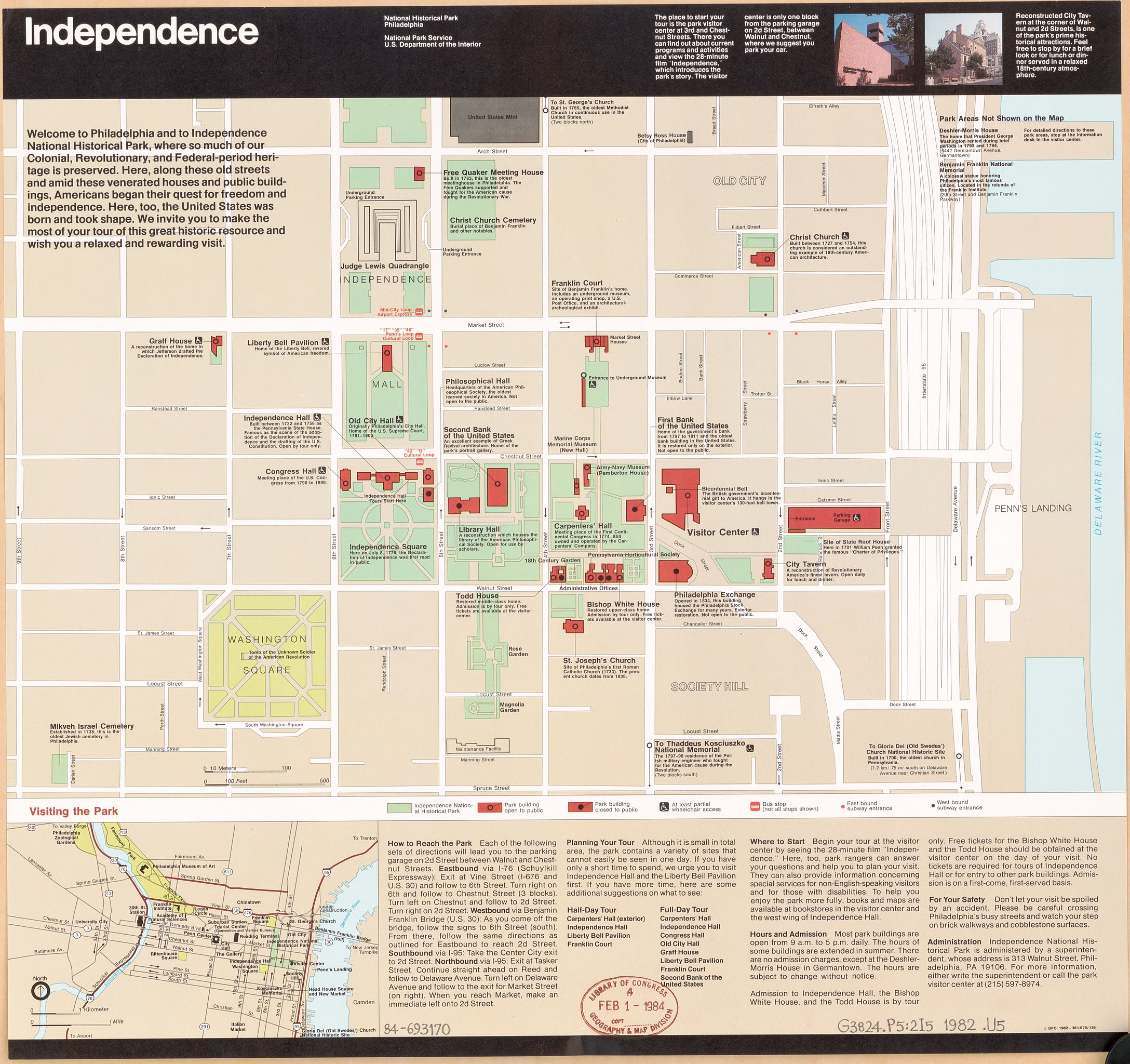 Packer Park Map Original City of Philadelphia Atlas Map -  Norway