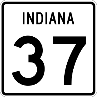 Indiana State Road 37 Highway in Indiana
