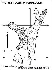 Plan jaskini