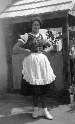 Jewish Hungarian country girl in 1928