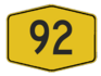 Federal Route 92 shield}}