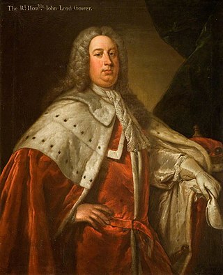 <span class="mw-page-title-main">John Leveson-Gower, 1st Earl Gower</span> English Tory politician and peer (1694–1752)