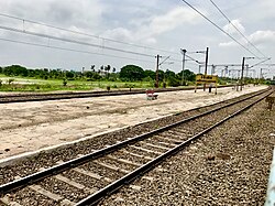 Kadiyam railway station board.jpg