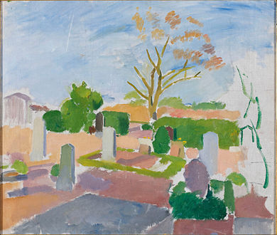 Karl Isakson: Kirkegård på Christiansø. 1913