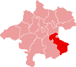 Distret de Steyr-Land - Localizazion