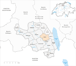 Zetzwil – Mappa