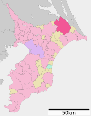 Lage Katoris in der Präfektur