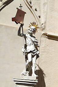 Eggenburg Kirche, Christus mit der Fahne 1712