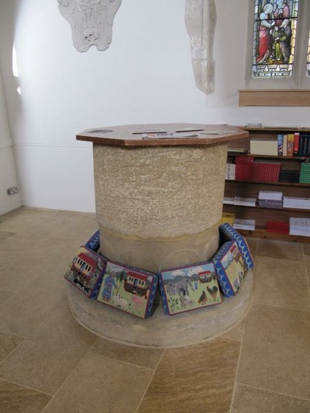 File:Kneelers round the font - geograph.org.uk - 1624717.jpg