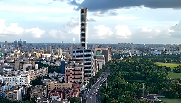 The 42, the tallest building in eastern India