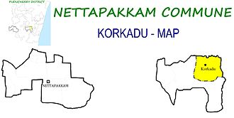 Korkadu, Nettapakkam Commune Korkadu-Ward.jpg