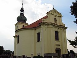 Hřbitovní kostel sv. Petra a Pavla v Doksanech