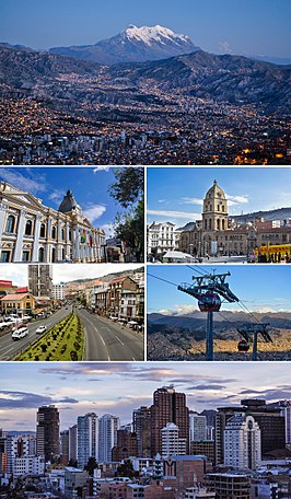 Een collage van La Paz