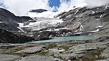 Lac et glacier de l'Arpont.