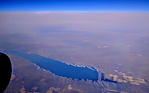 Aerial view of Lake McConaughy