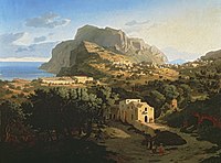 Τοπίο στο Κάπρι, 1833, Λένμπαχαους.