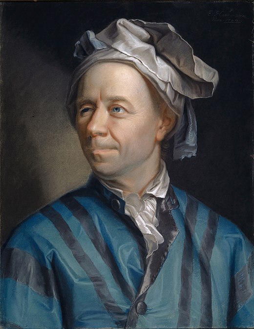 Euler  Emanuel Handmann  1753, olieverf