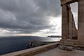 Lindos Acropolis Ακρόπολη της Λίνδου Rhodes Ρόδος 2019-11-24 32 Temple of Athena Lindia Ναός της Αθηνάς Λινδίας Levantine Sea Θάλασσα του Λεβάντε.jpg