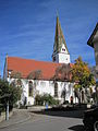 Evangelische Kirche St. Georg in Linsenhofen, Ortsteil von Frickenhausen.