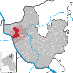 Läget för Linz am Rhein i Landkreis Neuwied