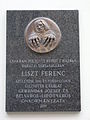 Liszt Ferenc emléktáblája a Belvárosban - 2013.10.21.JPG